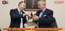 MHP İl Yönetiminden Başkan Sarı’ya ziyaret
